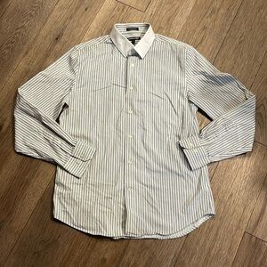 EXPRESS | 1MX striped dress button down shirt, M 15-15 1/2